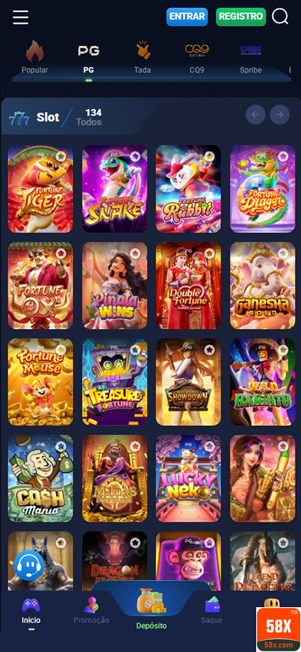 Prêmios Jogos 58x.com